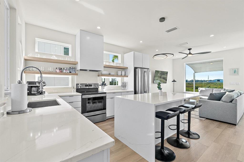 Kitchen and Living Room