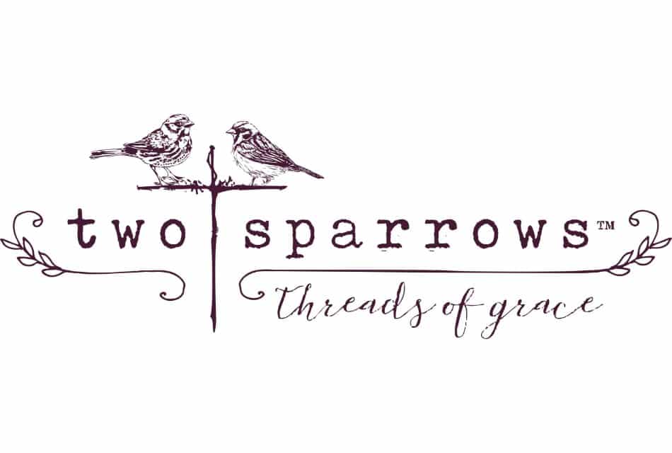 Two Sparrows Threads of Grace logo